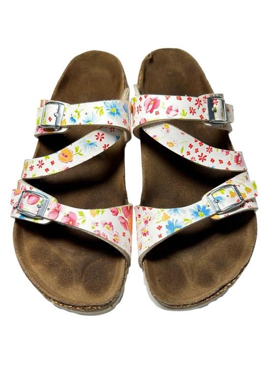 Birkenstock Shoes - Birlos by Birkenstock Salina Magic Flower Sandals White Floral EU 39 US 8-8.5 Co